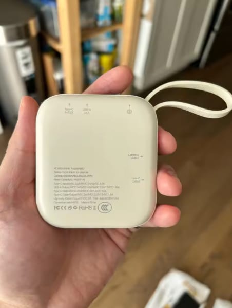 Customer photo review of Mini Powerbank 10,000mAh CCC Certified