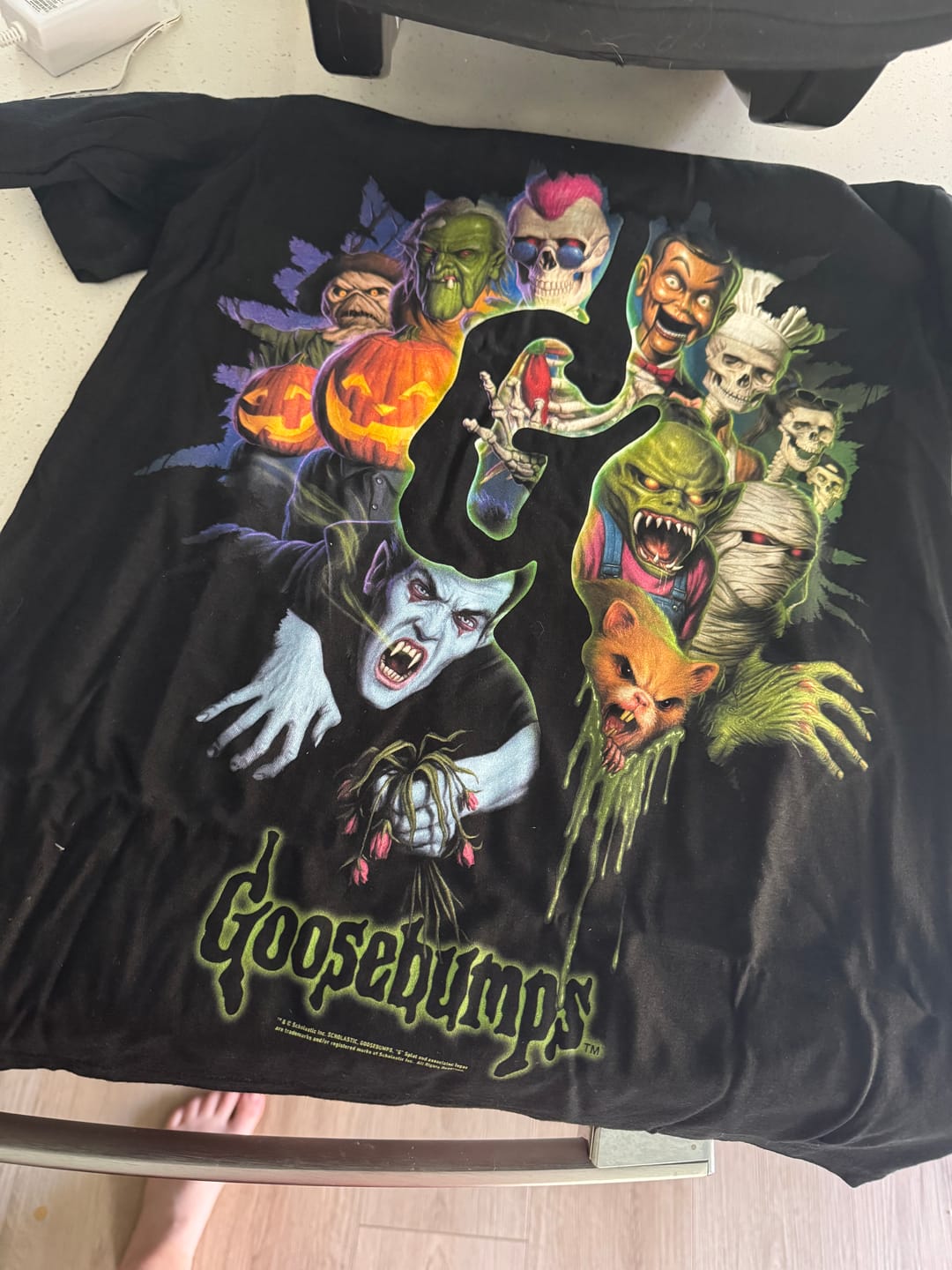 Customer photo review of GOOSEBUMPS: '90S MONSTER MASH - T-SHIRT