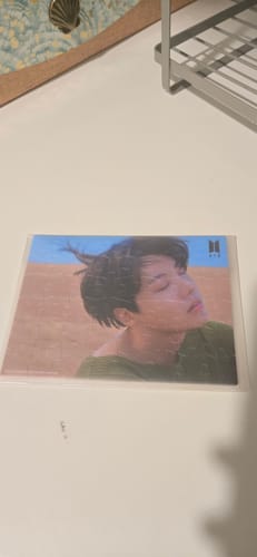 Customer photo review of BTS - 48 MINI PUZZLE LOVE YOURSELF TEAR OFFICIAL MD