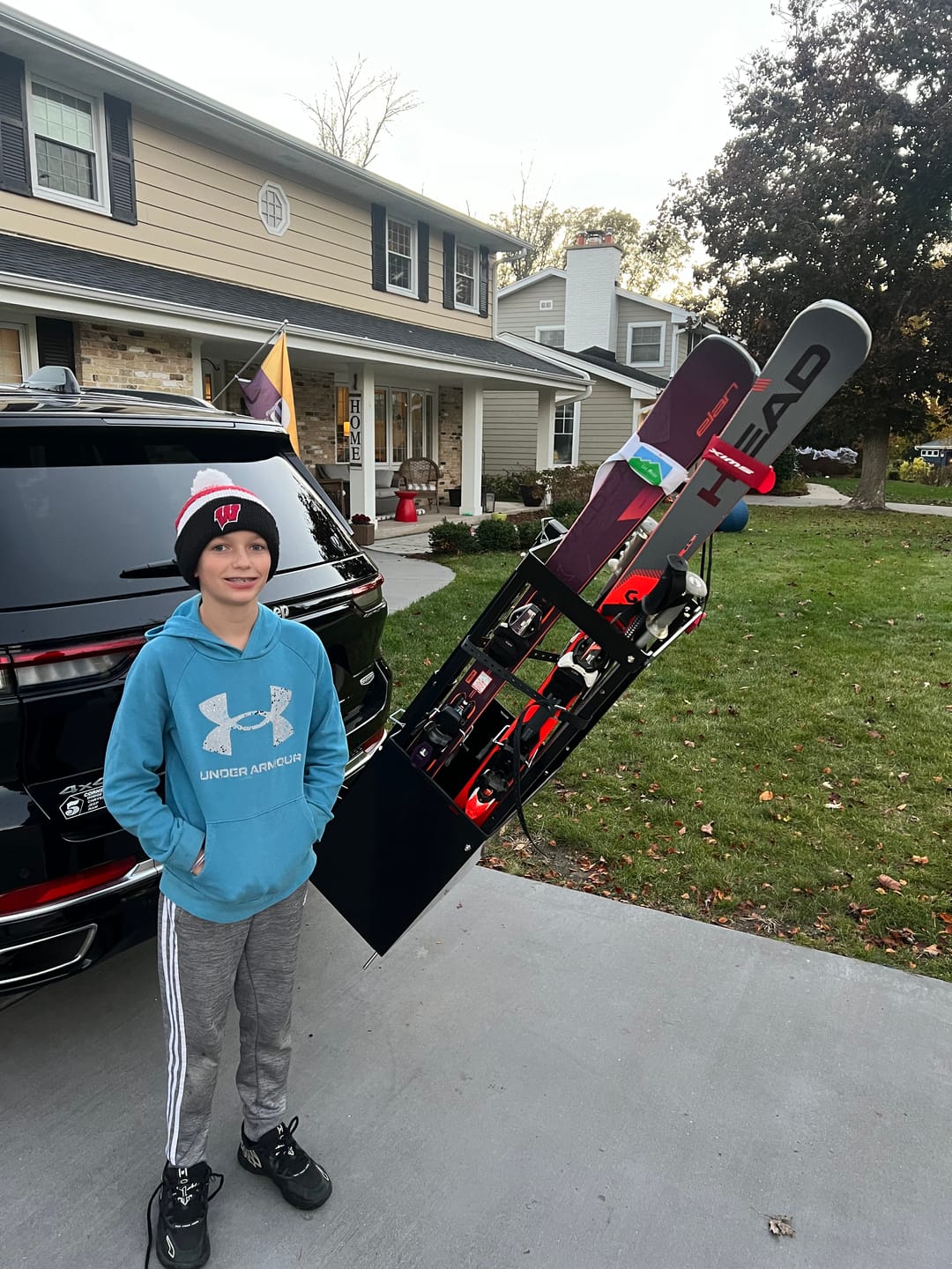 Customer photo review of Chuck Rack Bike and Ski Package Deal