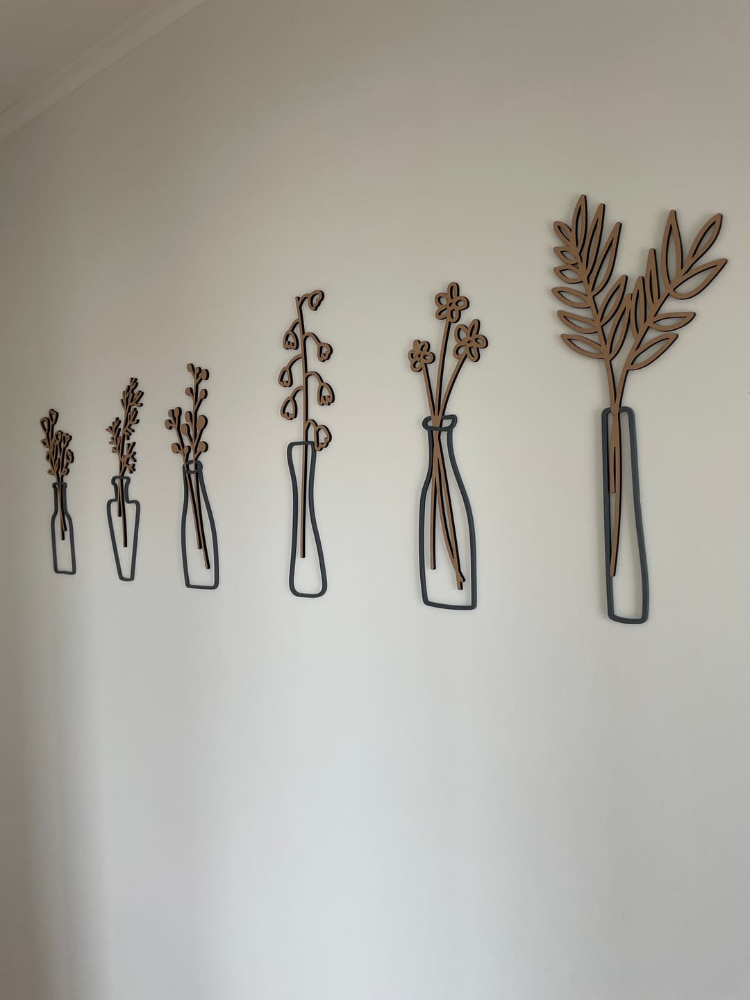 Customer photo review of Flowers In Vase Wall Art