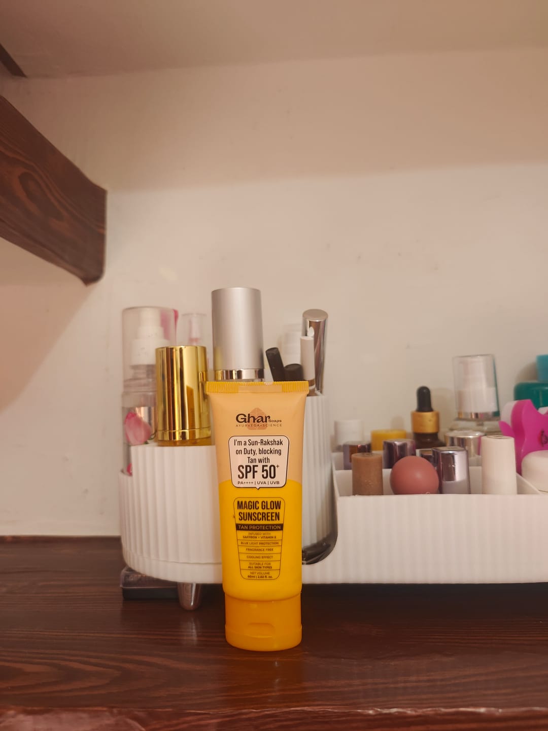 Customer photo review of Magic Sunscreen with SPF 50+ & PA++++
