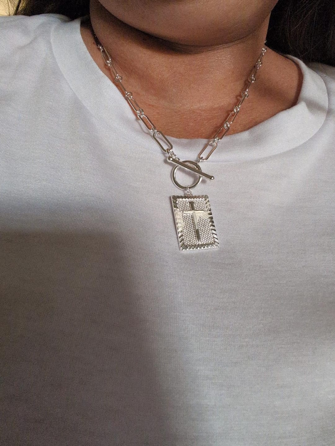 Customer photo review of The Eternal Pendant Necklace