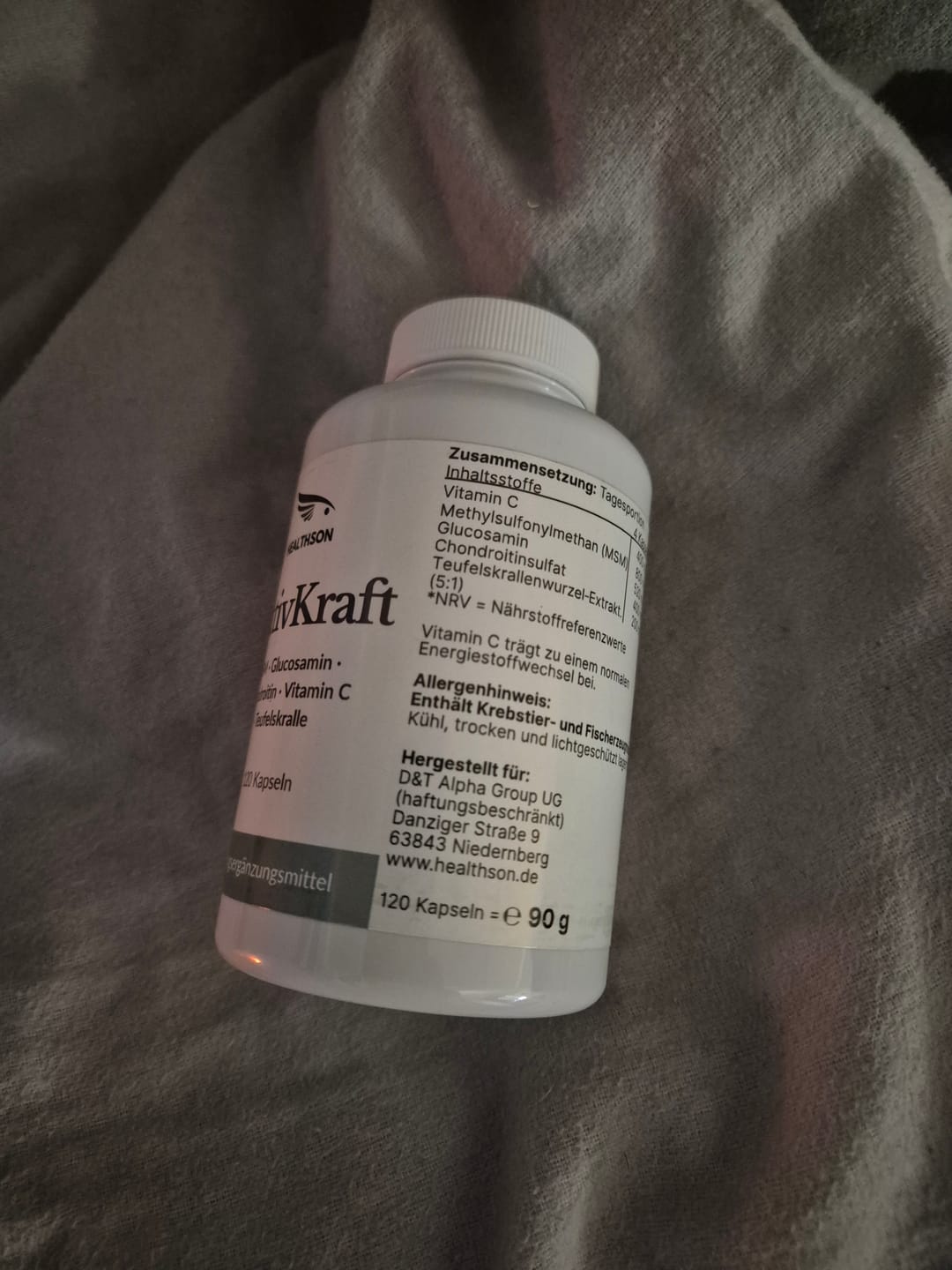 Customer photo review of AktivKraft® Gelenkkomplex – Für einen starken Rücken & bewegliche Tage