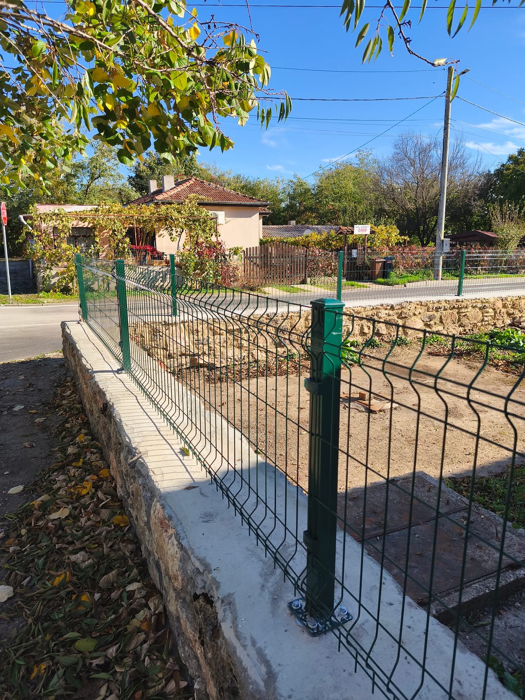 Customer photo review of Оградни колове с планка