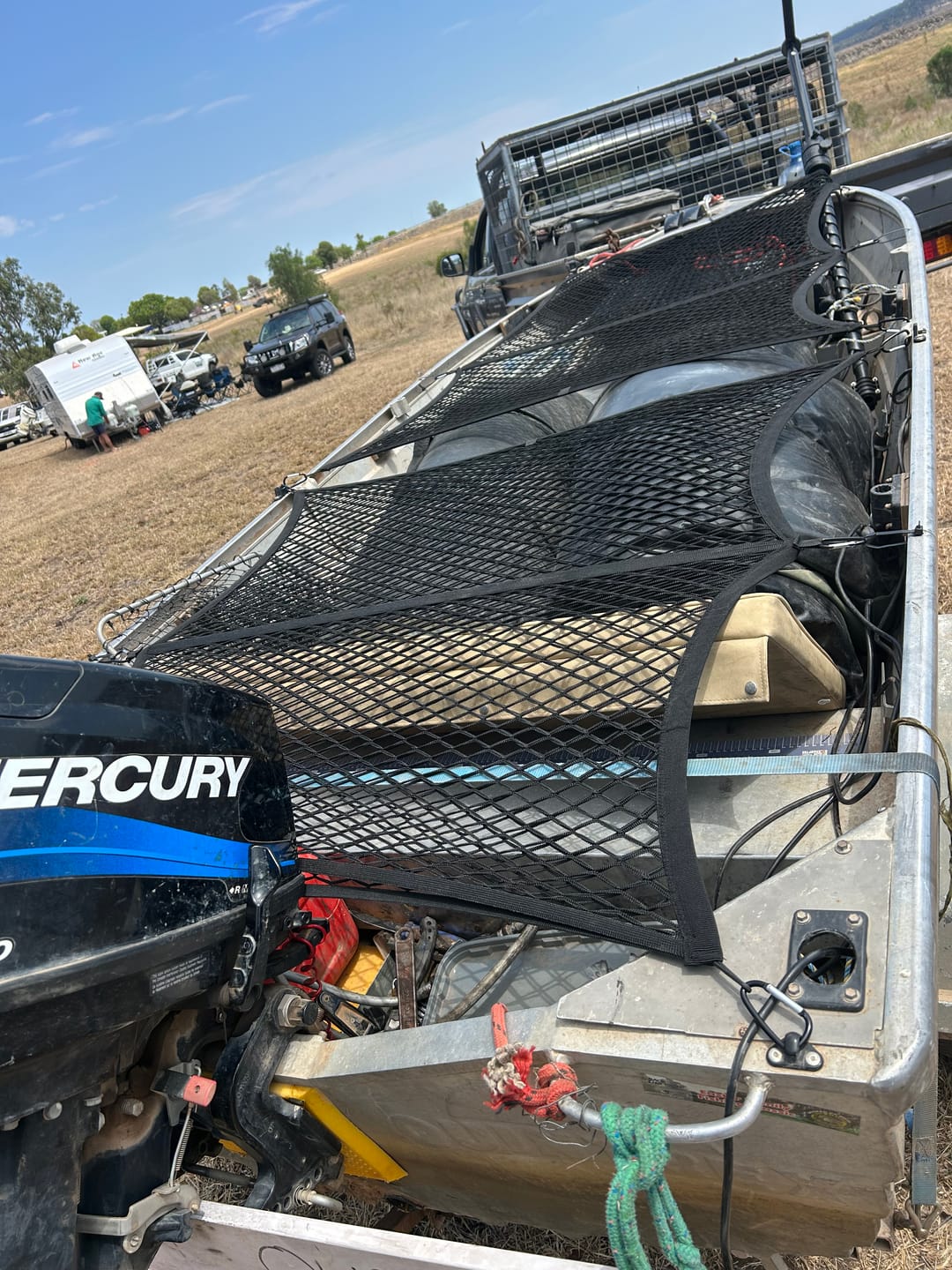 Customer photo review of LOCKEDOWN™ Heavy Duty Elastic Cargo Net