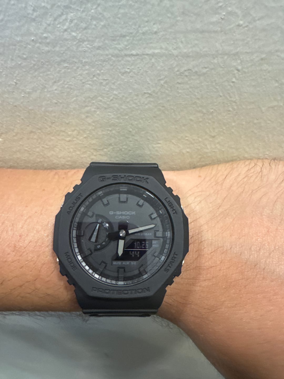 Customer photo review of Reloj Casio G-Shock Royal Oak "Casioak" GA-2100-1A1 Carbon Core Negro