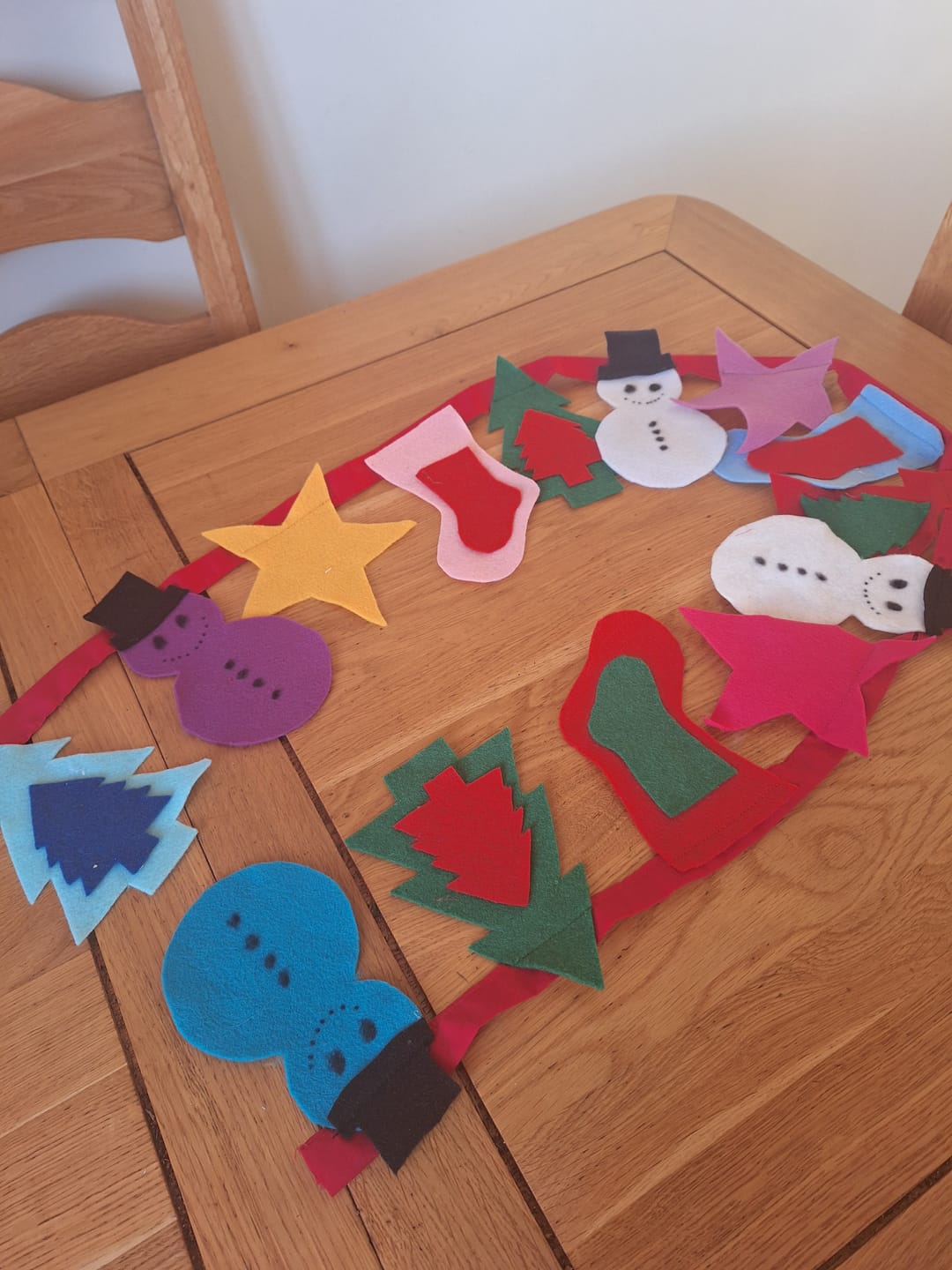 Customer photo review of Plain Felt Fabric