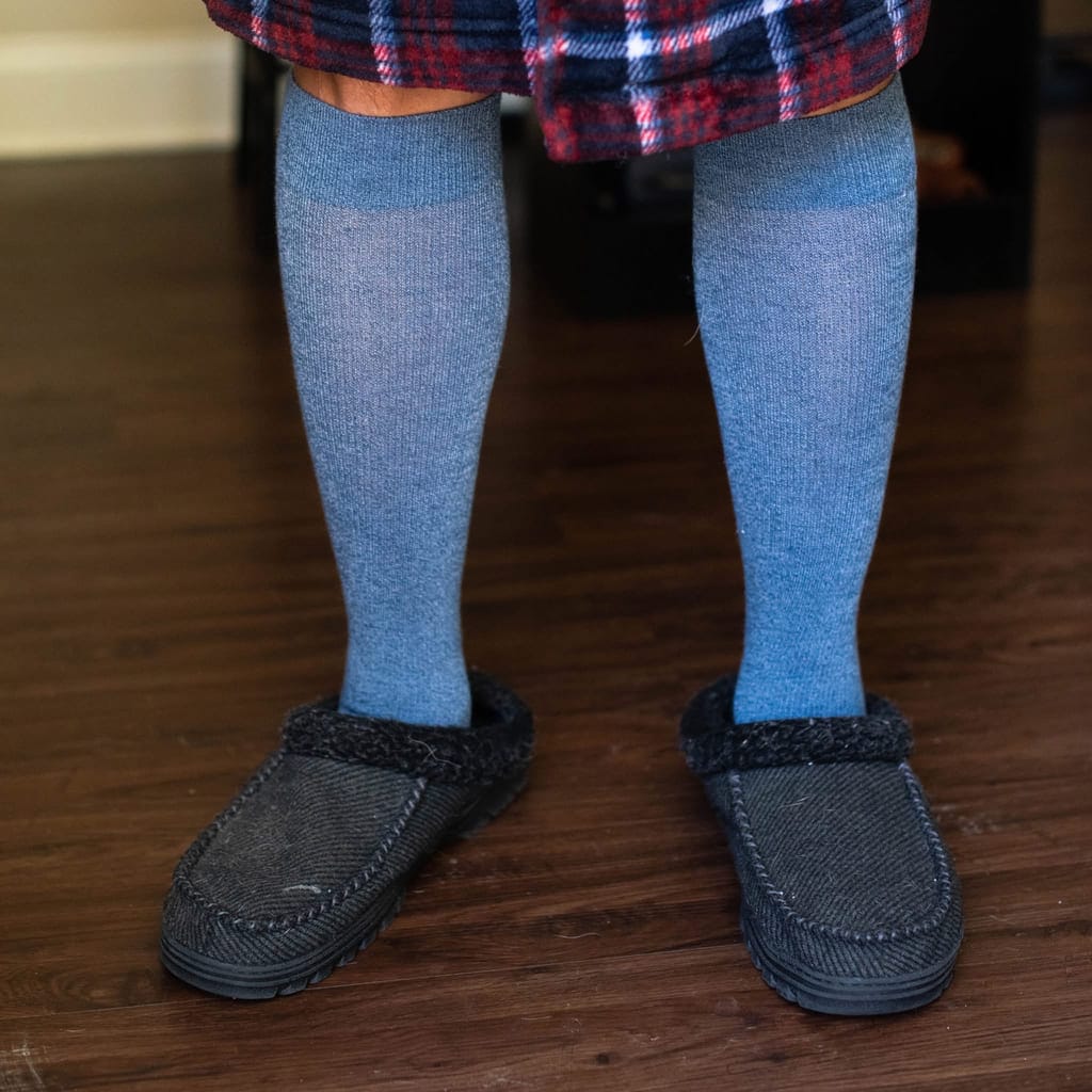 Customer photo review of Compression Socks - Lavender (18-25 mmHg)
