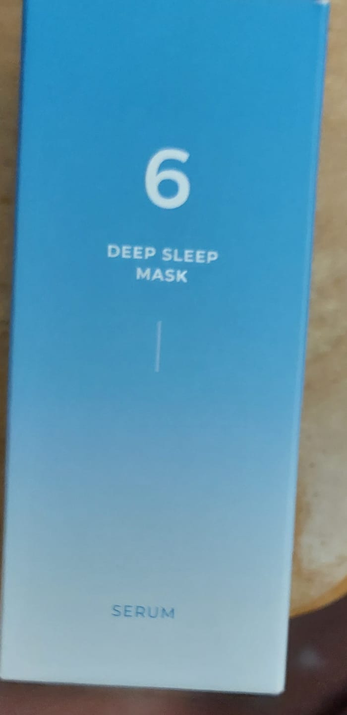 Customer photo review of Atjaunojoša nakts sejas maska-serums Numbuzin No.6 Deep Sleep Mask Serum
