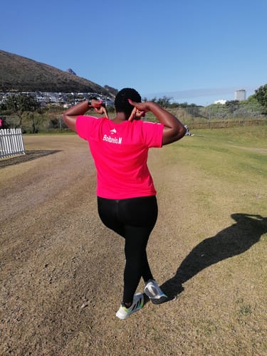 Customer photo review of High Waist Pocket Leggings