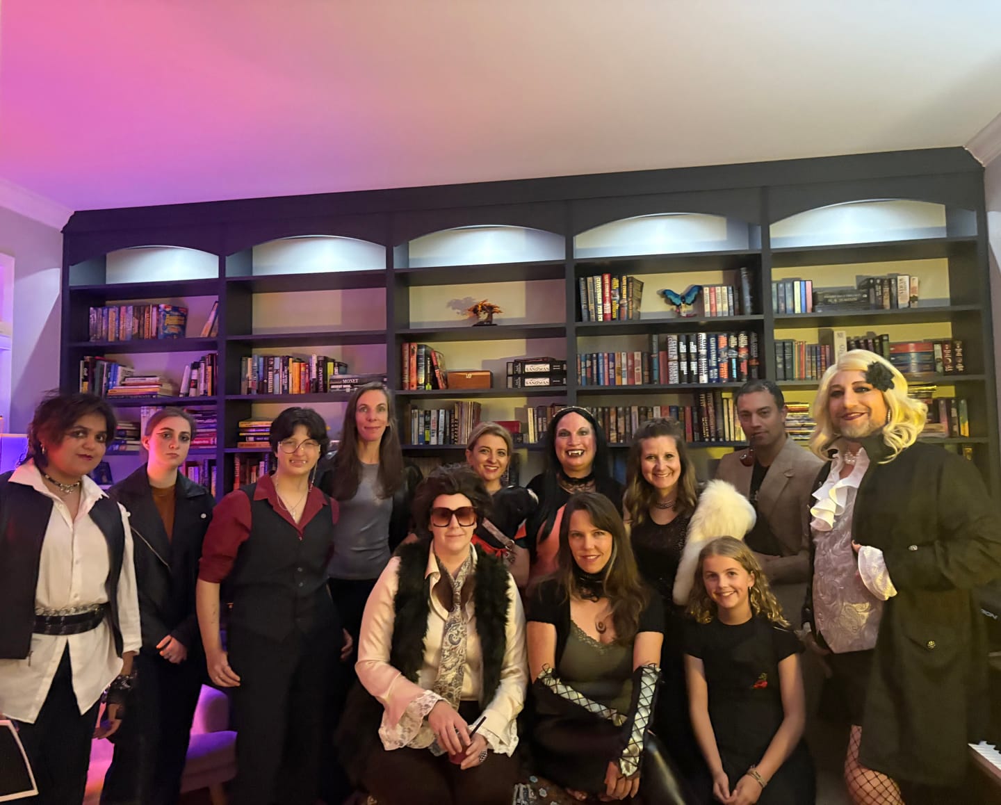Customer photo review of Halloween Murder Mystery Game Kit - Vampire Ball