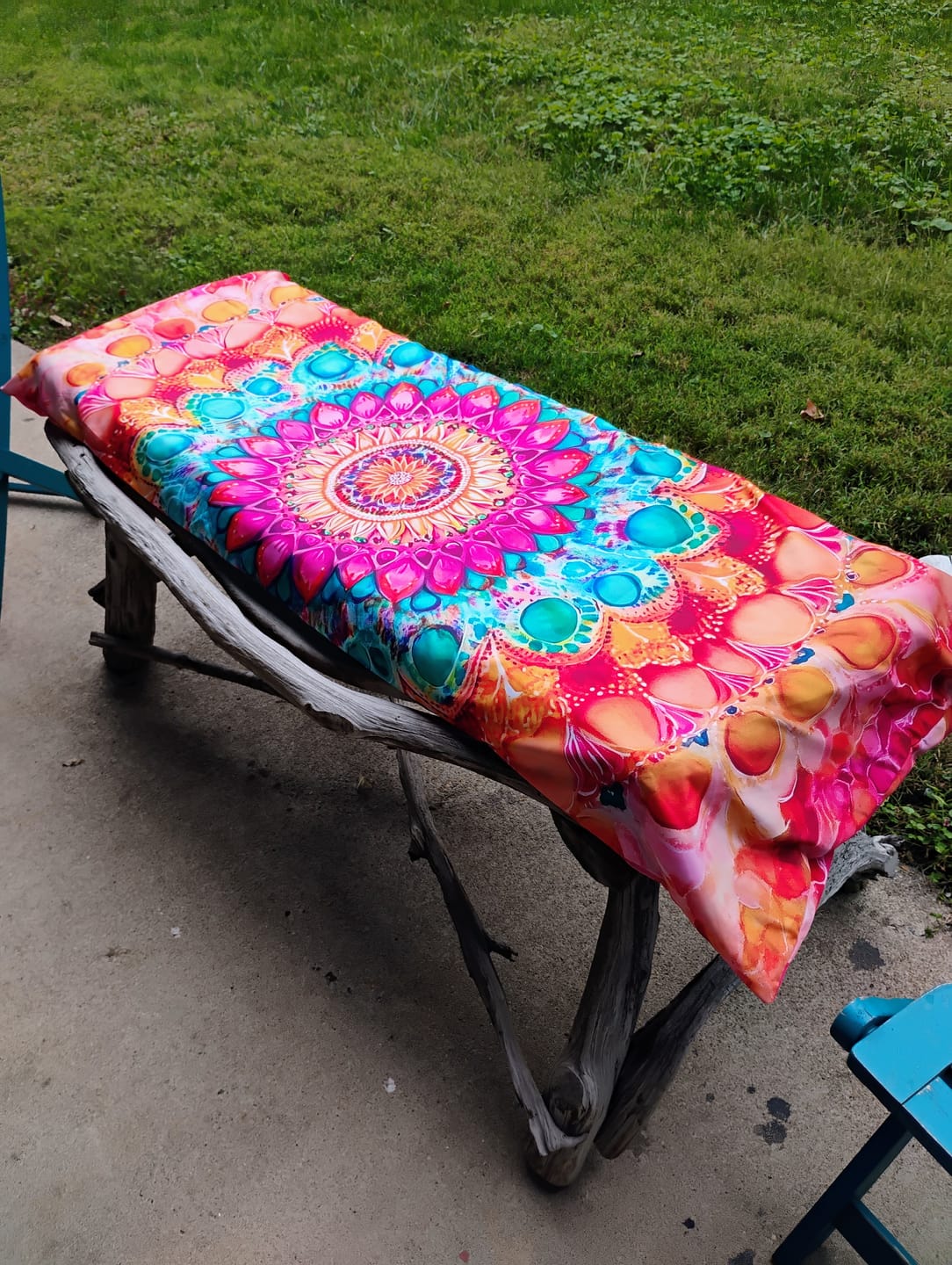 Customer photo review of Boho Mandala Body Pillow Case, Colorful Bohemian Long Large Bed Accent Pillowcase Print Throw Decor Decorative Cover 20x54