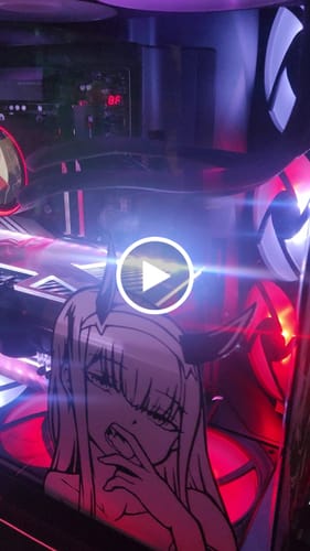 Customer video review of Custom Design RGB GPU Backplate