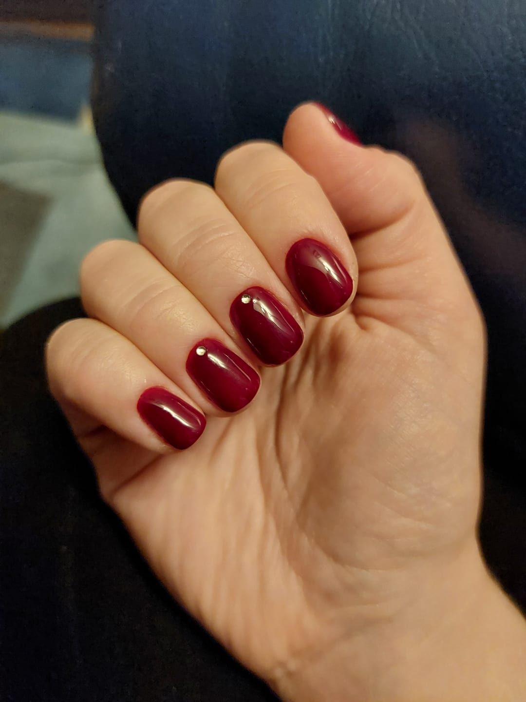 Customer photo review of Semilac 592 Jelly Cherry UV Gel Polish