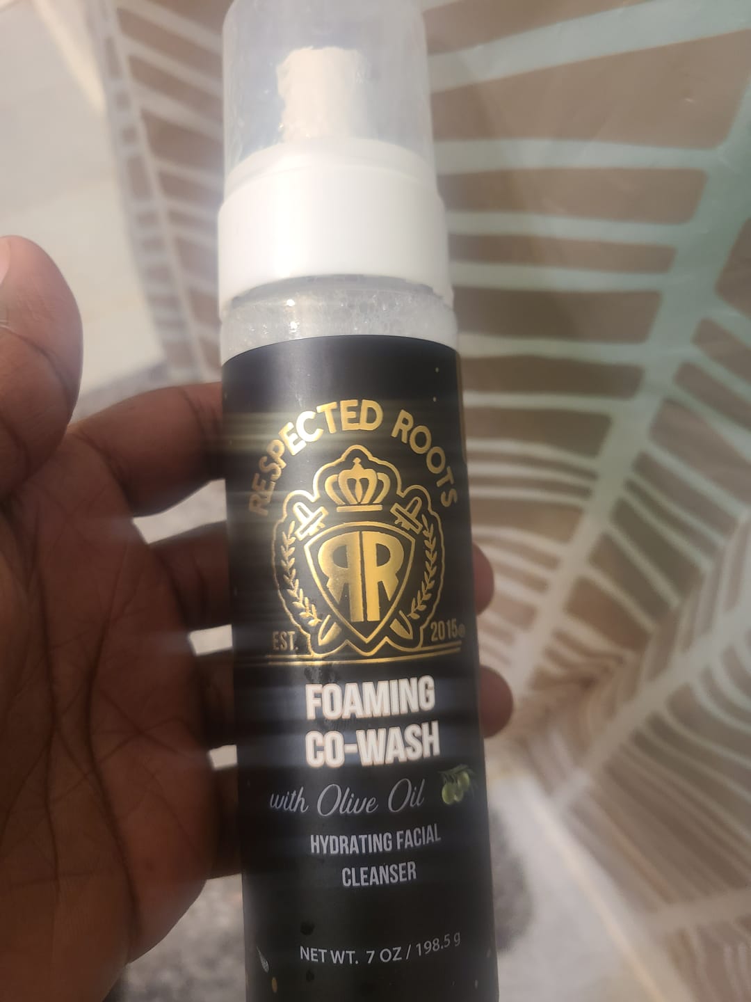 Customer photo review of Foaming Co-wash