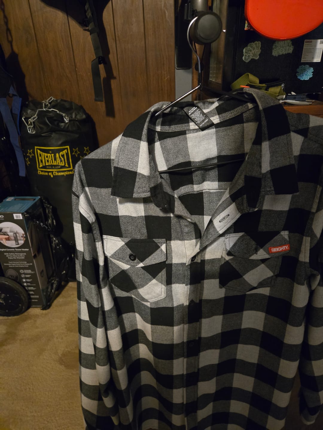 Customer photo review of 80Eighty® Gray-Black Flannel