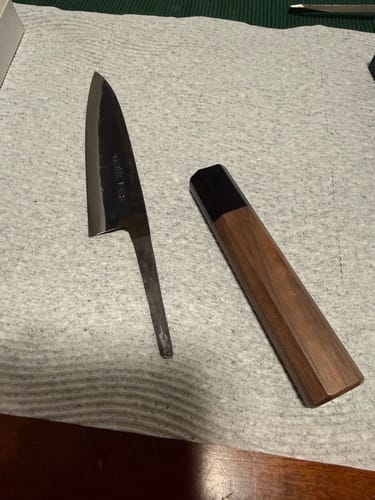 Customer photo review of Moritaka Kurouchi AS Petty 130 mm