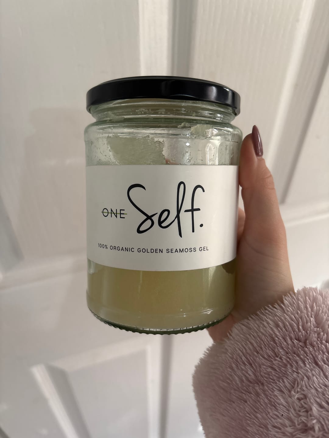 Customer photo review of Golden Sea Moss Gel