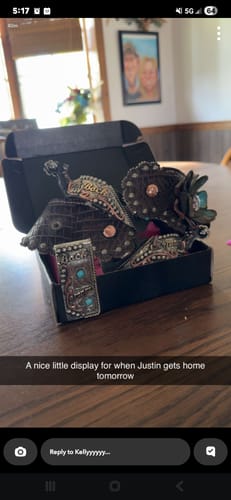 Customer photo review of Custom Money Clip Design