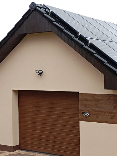 Customer photo review of Lampa zewnętrzna, garażowa, ścienna - regulowany reflektor naświetlacz z czujnikiem ruchu i zmierzchu (LED 36W) SU-MA (duo)