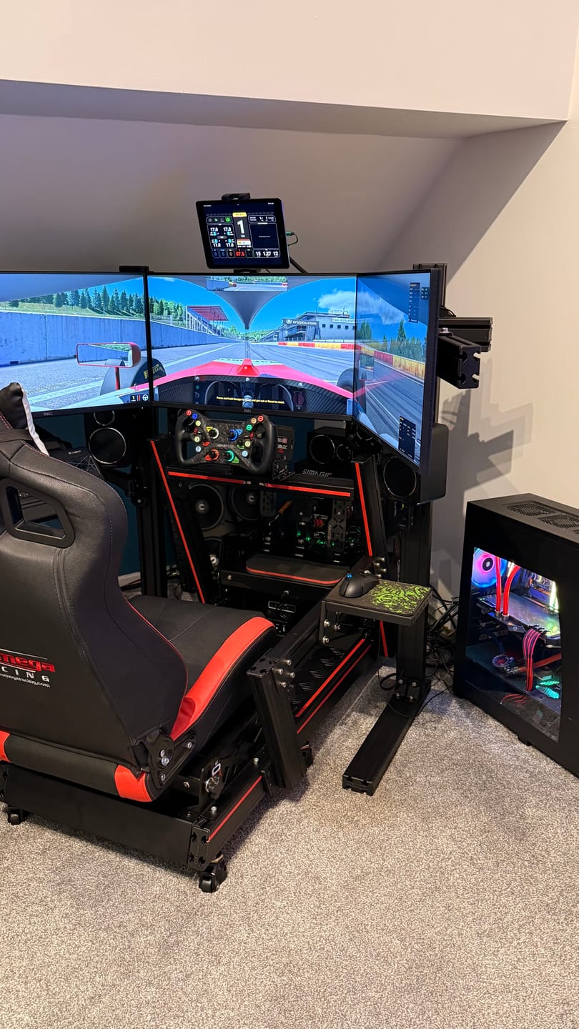Customer photo review of Simulator Monitor Stand