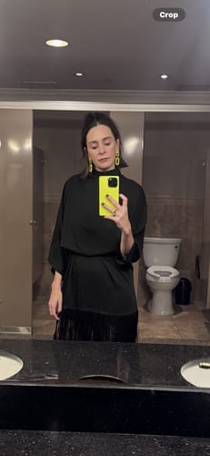 Customer photo review of Kelsey Resin Cable Earring