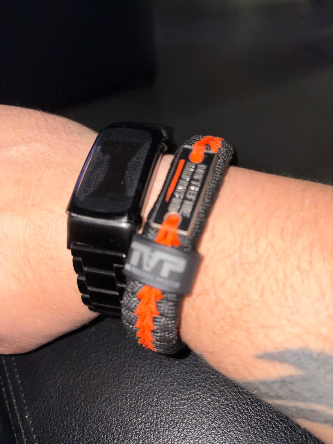 Customer photo review of Hard Days - Silicone Bracelet