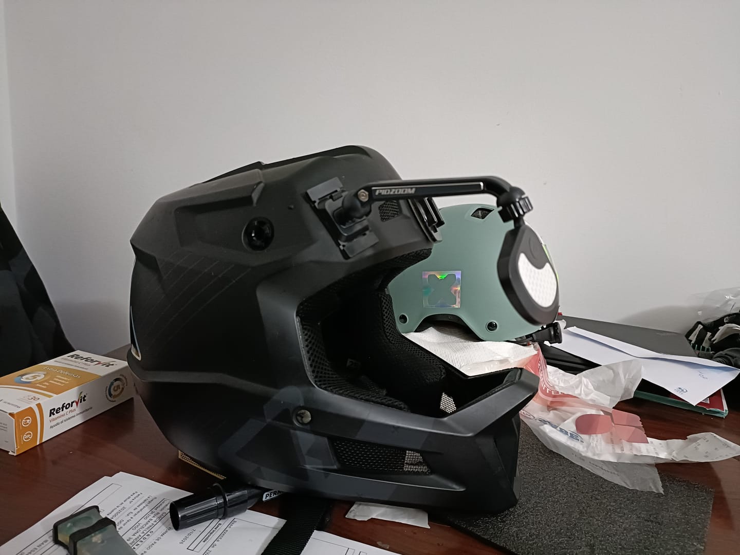 Customer photo review of Helmet Mirror