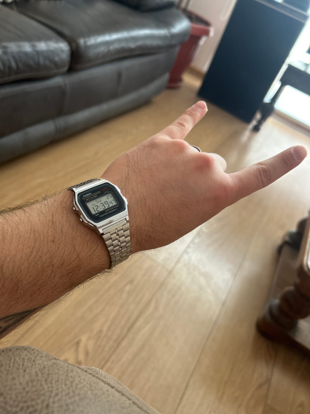 Customer photo review of Reloj Casio Vintage A159WA-N1DF Plateado MADE IN JAPAN