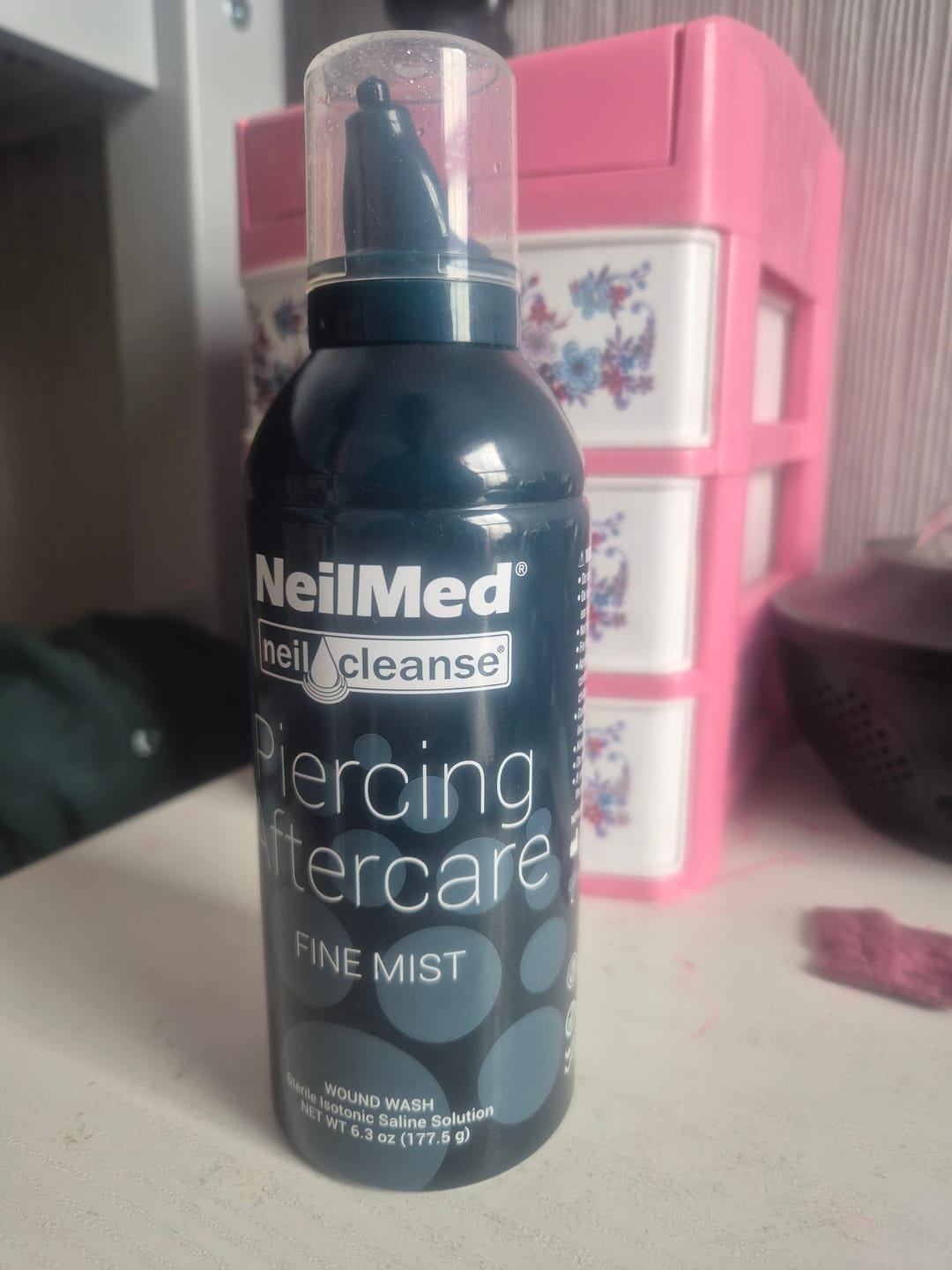 Customer photo review of NeilMed Sterile Saline Piercing Aftercare