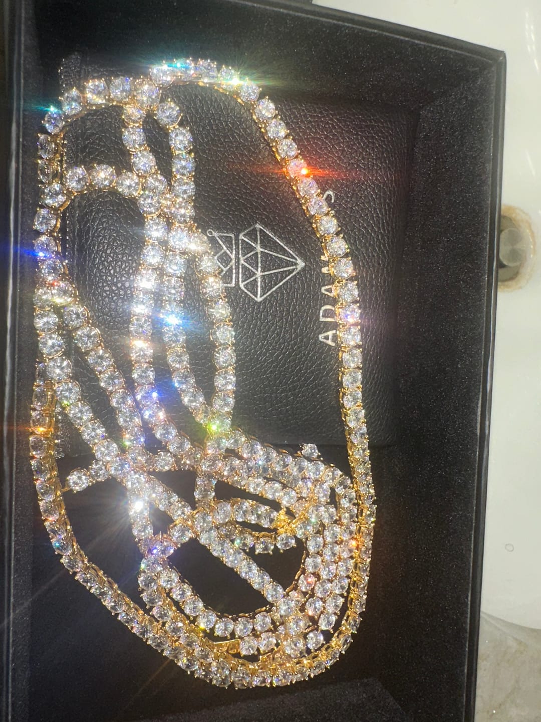 Customer photo review of 6mm Tennis Chain - Gold