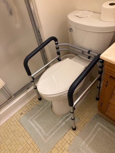 Customer photo review of Toilet Safety Rail (350lb)