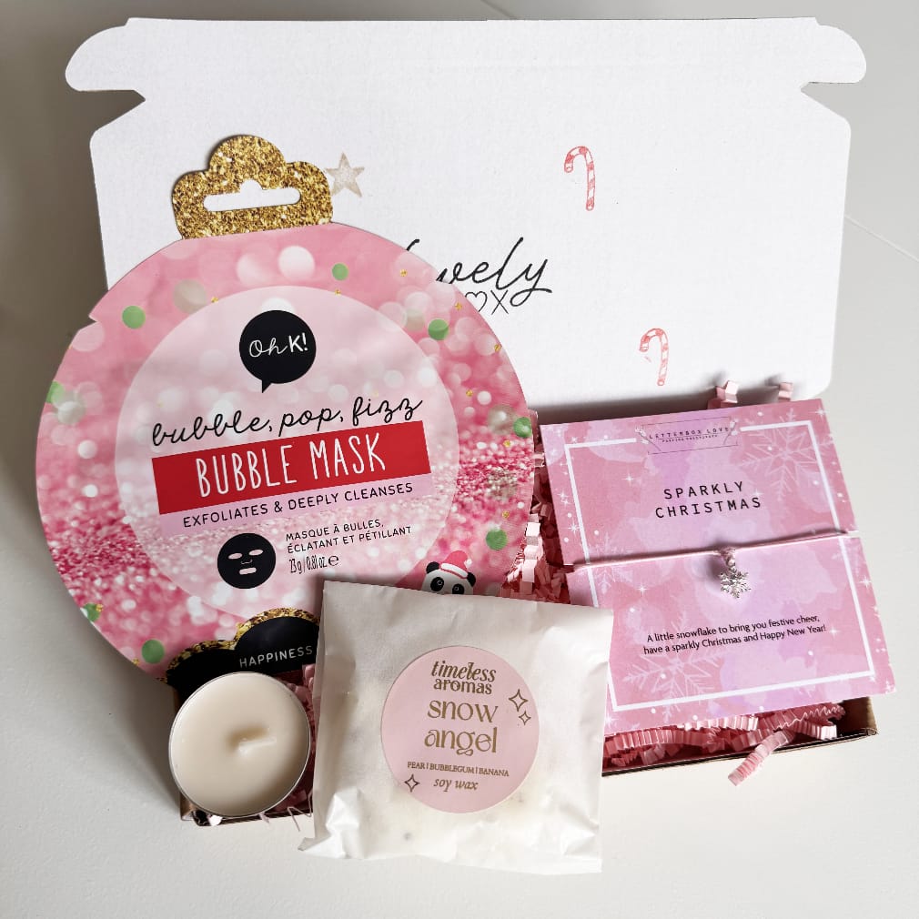 Customer photo review of Pink Snowflake Magic | Ready To Go Christmas Box