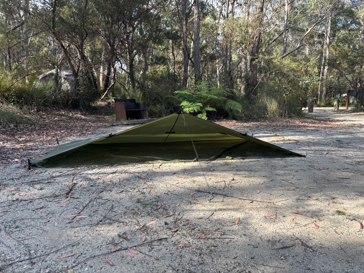 Customer photo review of 3m x 3m Lightweight Tarp