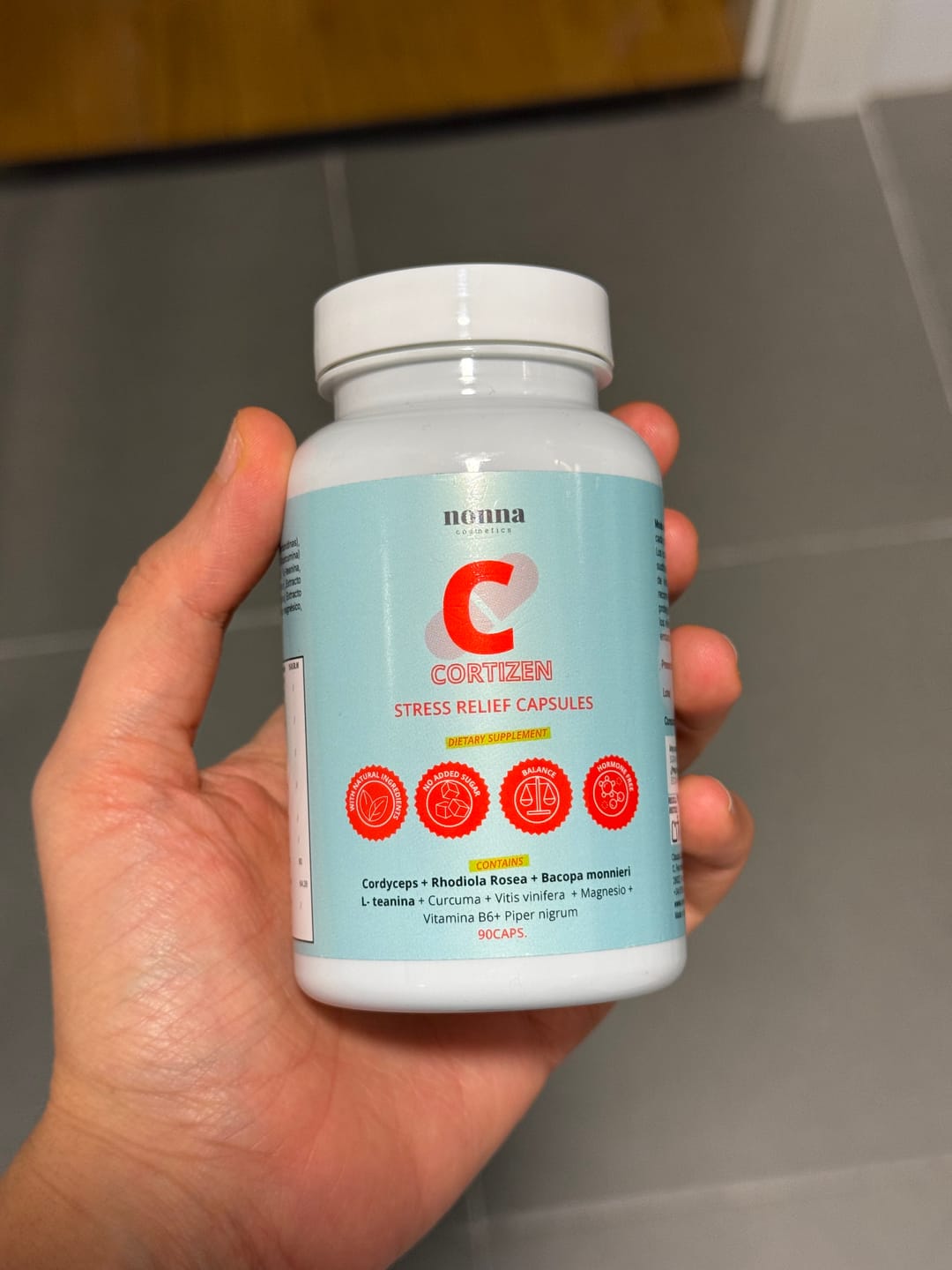 Customer photo review of CORTIZEN - MANEJO DEL ESTRÉS & BALANCE HORMONAL