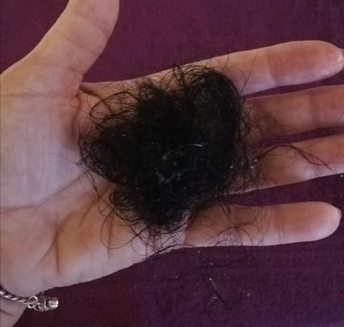 Customer photo review of Cowgirls Sulfate-Free Shampoo With Biotin