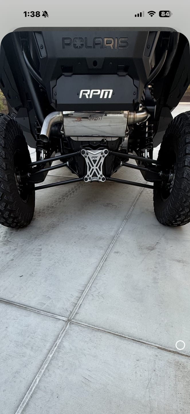 Customer photo review of RPM Pro XP, Pro S & Turbo R Rear Fascia Delete Shield / Muffler Cover