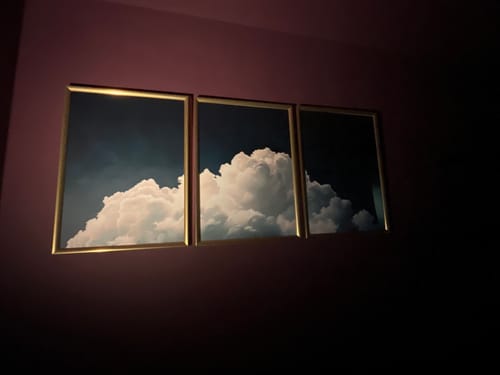 Customer photo review of Dreaming Cloud Set of 3 Prints