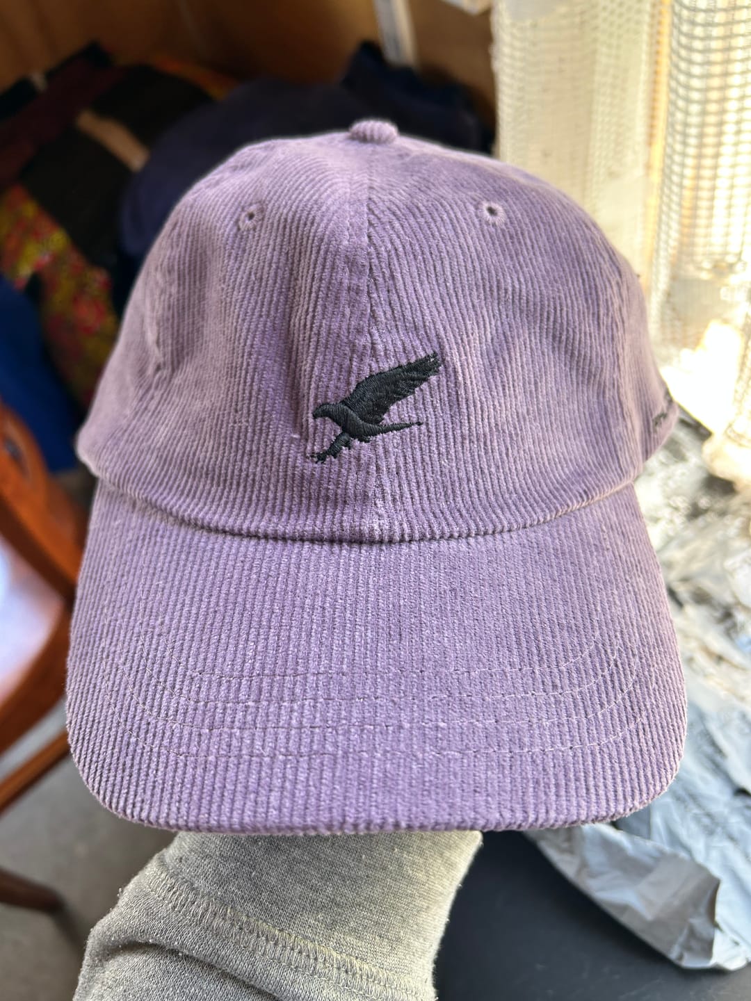 Customer photo review of Gorro Corduroy All Day Lilac Purple