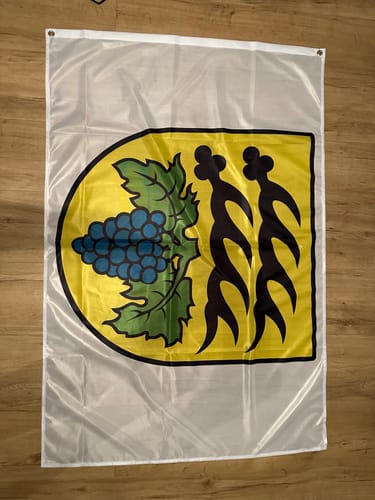 Customer photo review of Fahne inkl. Druck