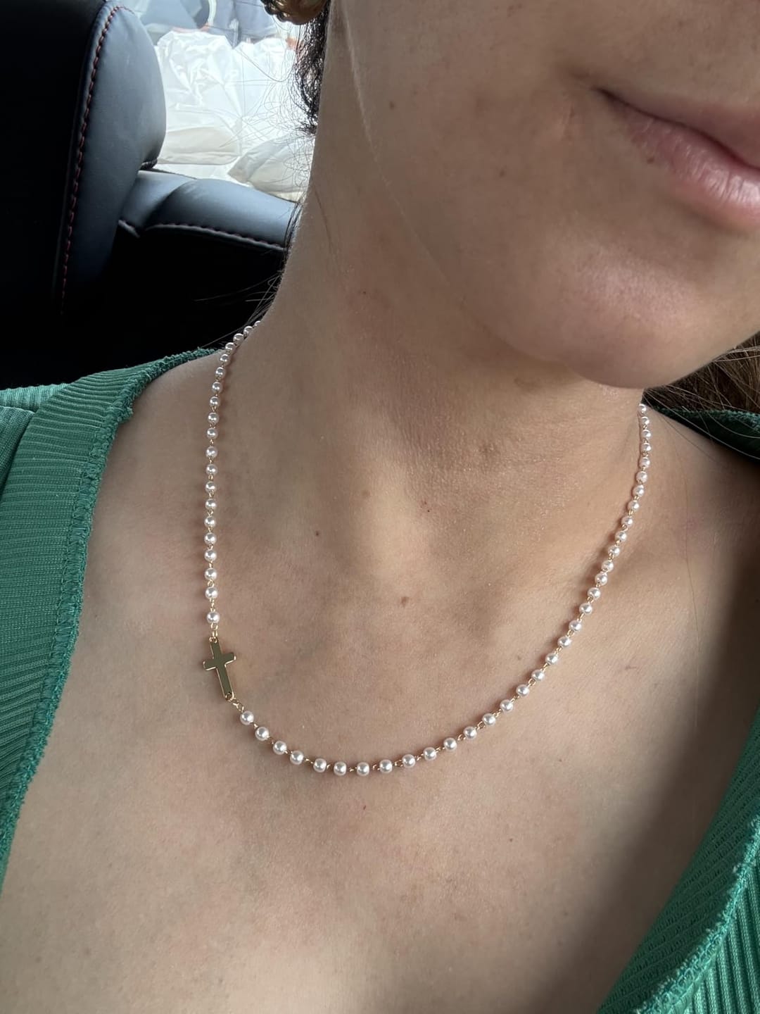Customer photo review of The Eternal Pearl Necklace