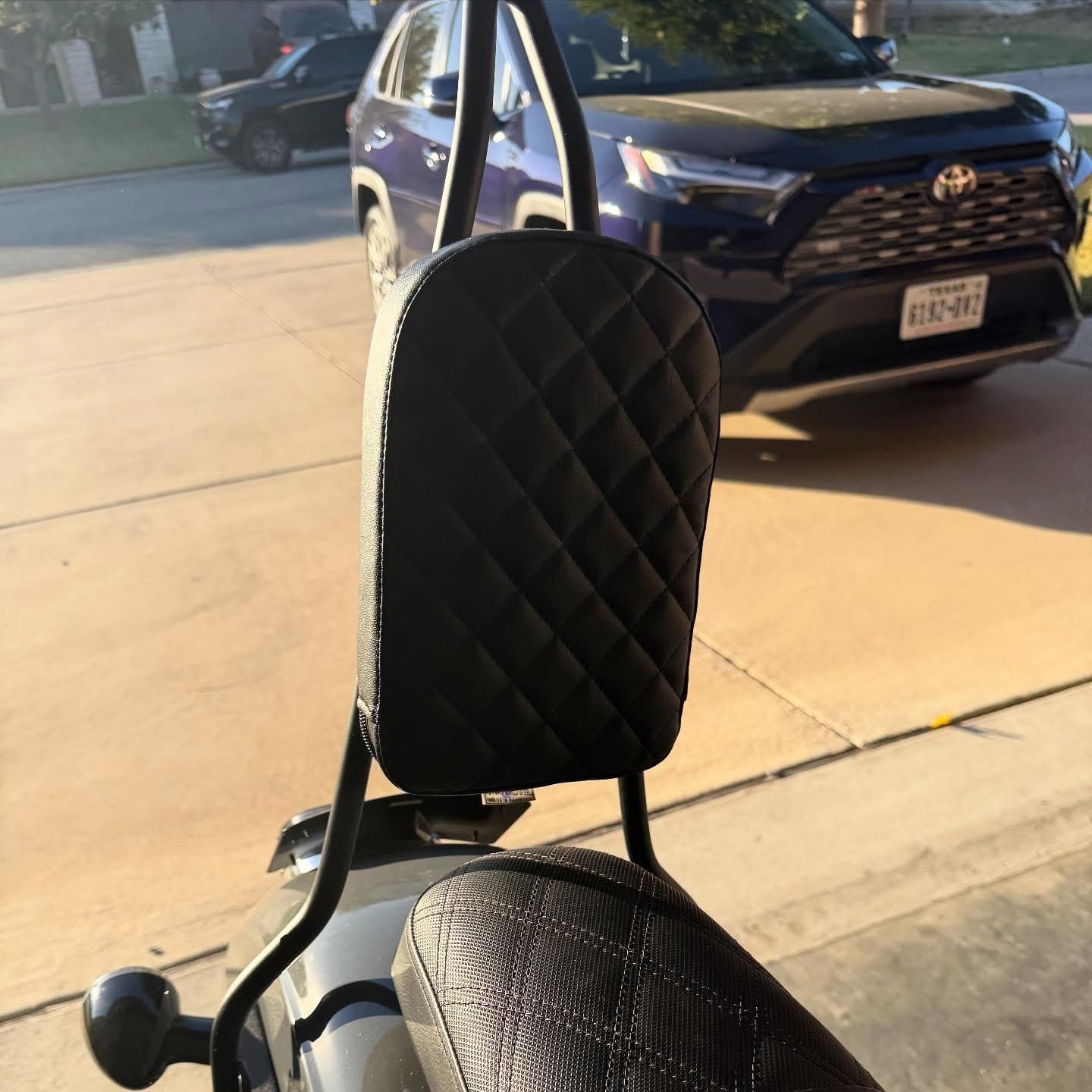 Customer photo review of Iron Born Blade 25" Sissy Bar for Harley Softail Low Rider S FXLRS Matte Black