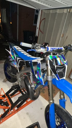 Customer photo review of KTM 2017 - 2023 Super Bright 6 LED Headlight 4200 Lumens TPI EXC XC Light [ Orange | Black | White | Blue | Green | Insert ] #2