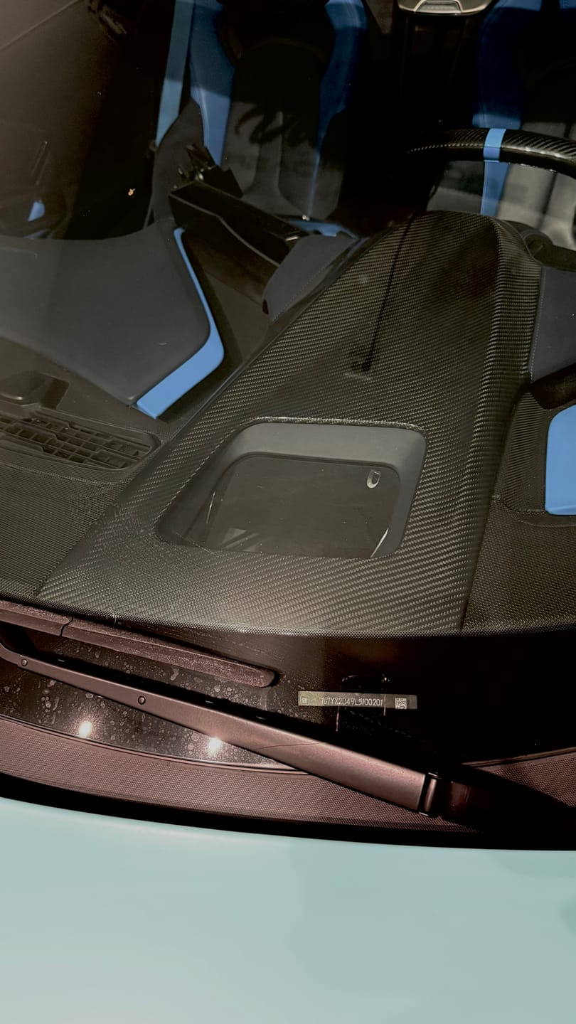 Customer photo review of Chevrolet Corvette C8 Upper Dashboard Instrument Panel Cover