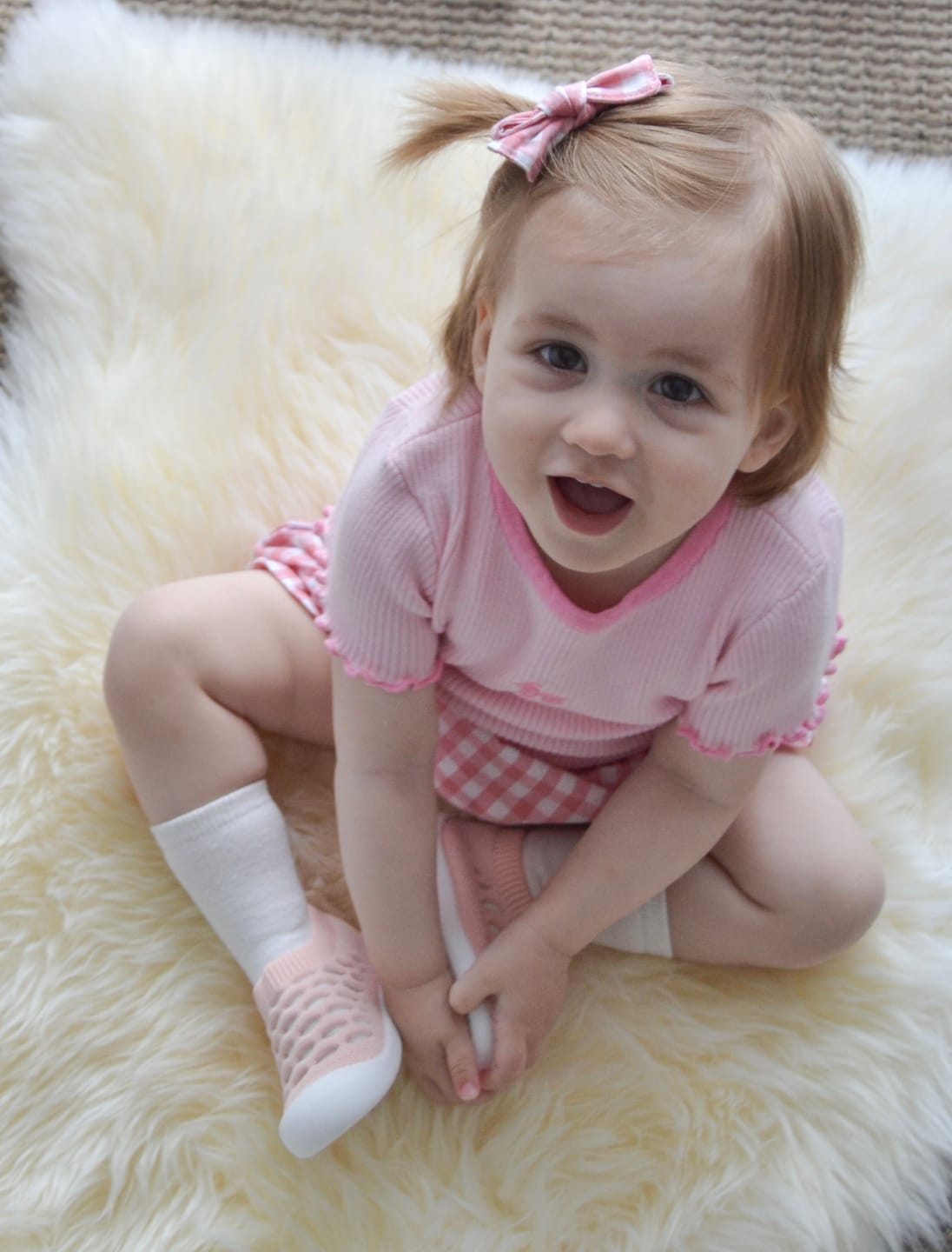 Customer photo review of Pink Breathable Mesh
