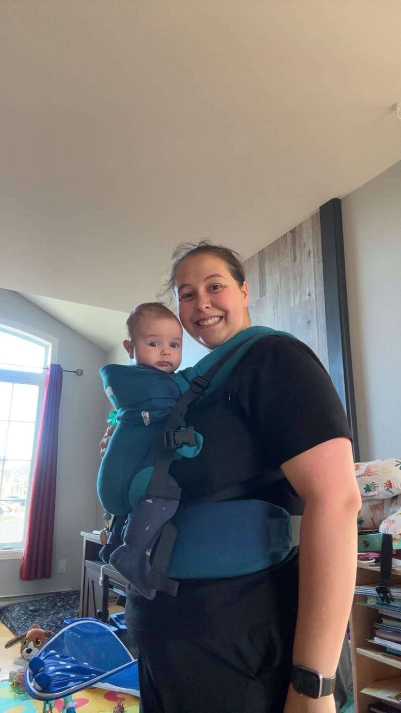 Customer photo review of Porte-bébé TREK 2.0 x ActivMom | Boréale