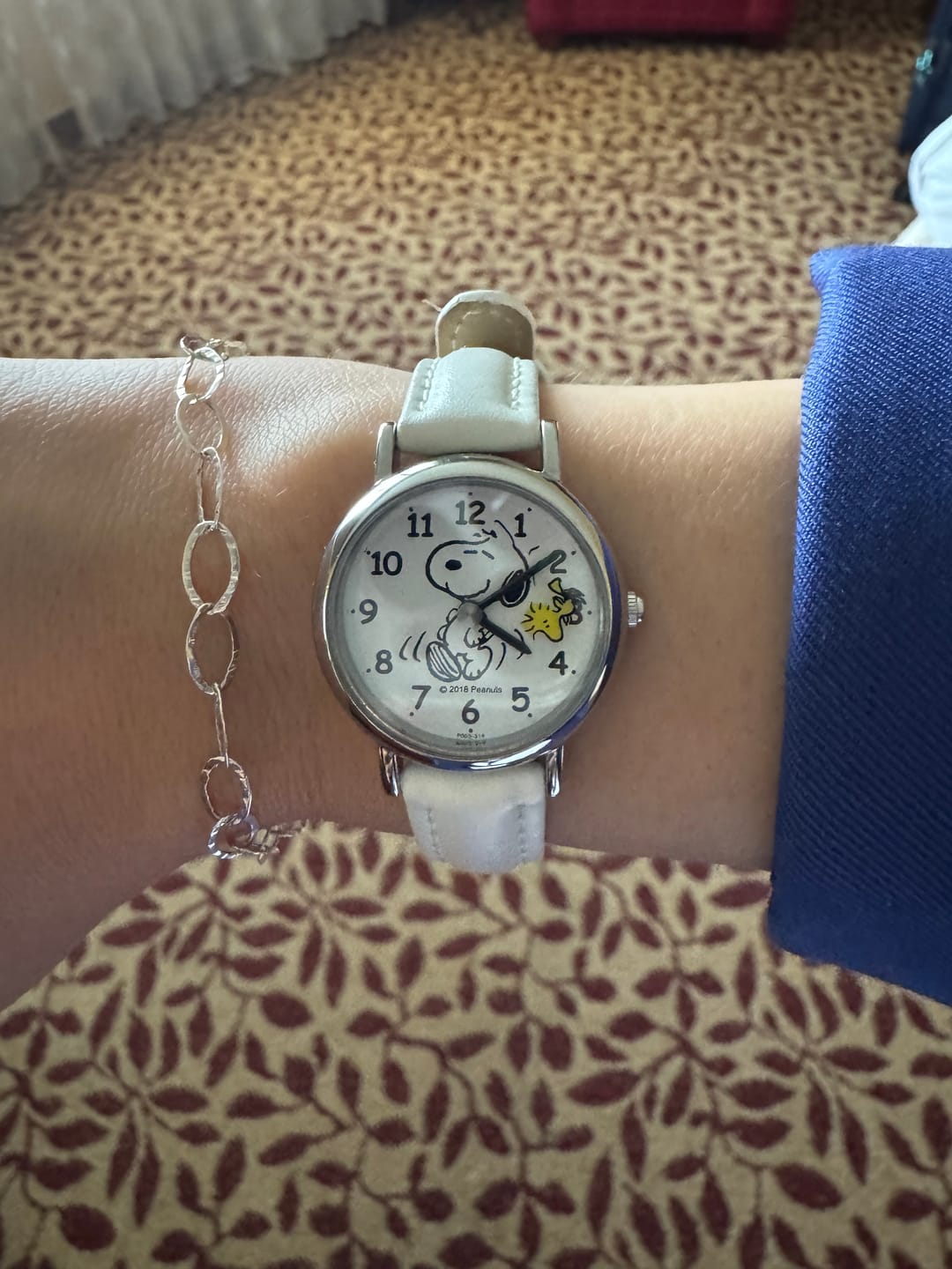 Customer photo review of Reloj Q&Q JDM P003-314 Peanuts Snoopy Mini 26mm