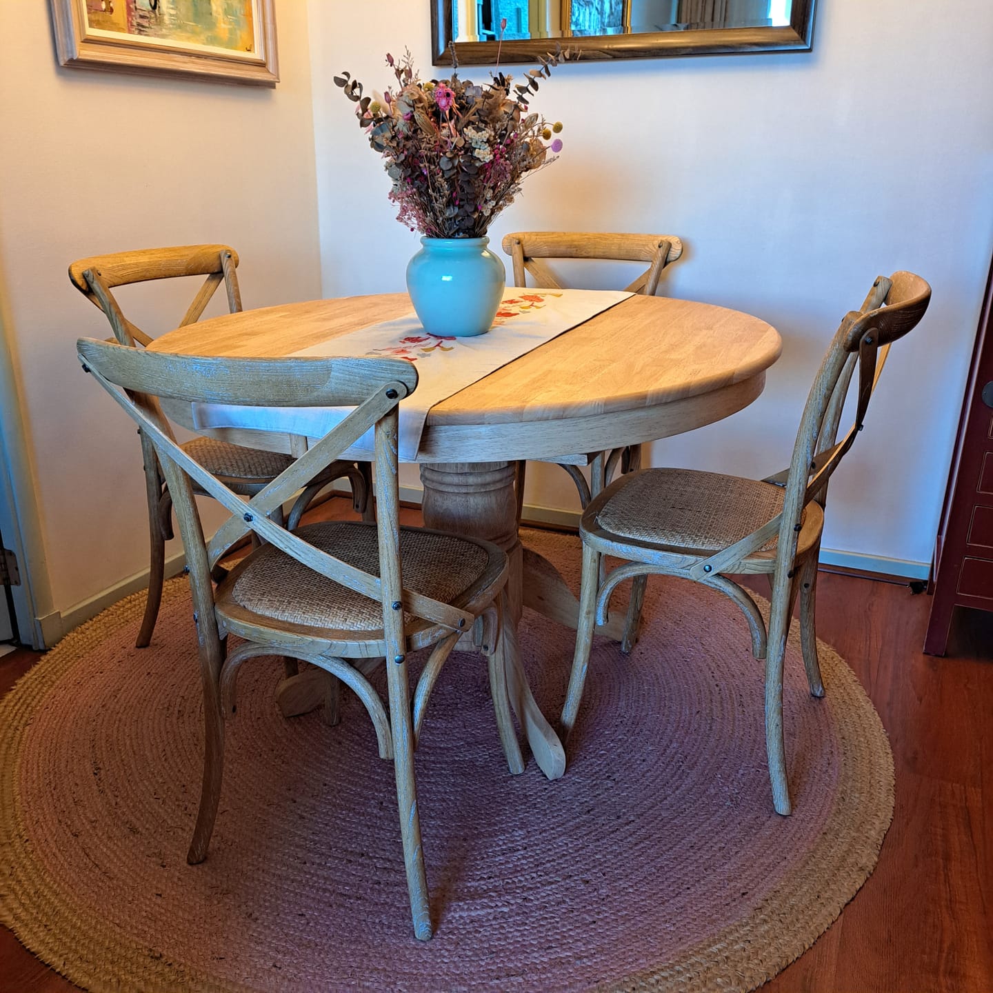 Customer photo review of Silla Madera Tradition Rattan Olmo natural