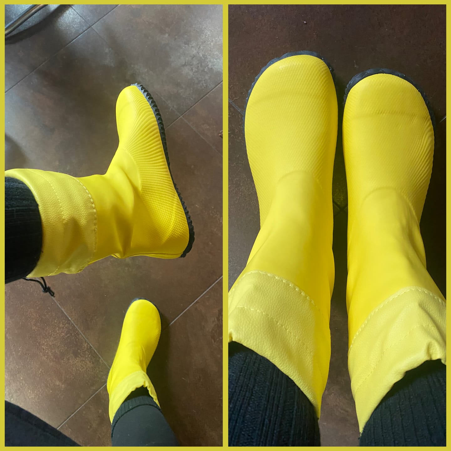 Customer photo review of Brisk Ⅰ - Barfuß-Gummistiefel